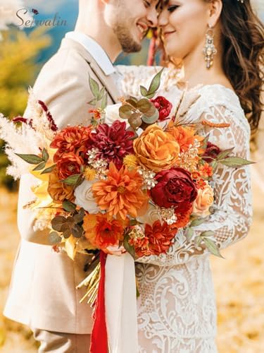 Serwalin Artificial Flowers for Wedding and Home Decor