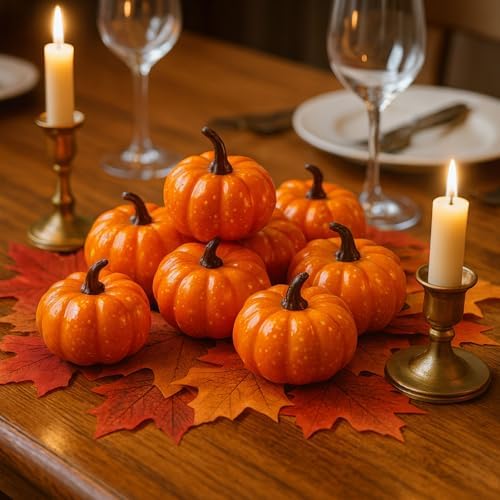 DomeStar 42 Piece Artificial Pumpkin Set