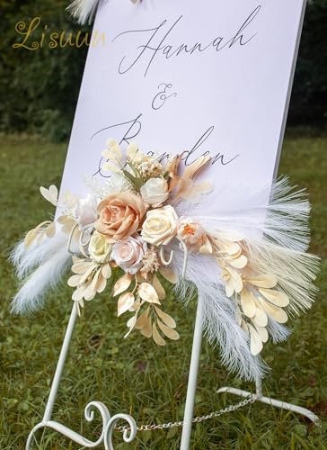 Lisuun Wedding Arch Artificial Flowers Pack of 2
