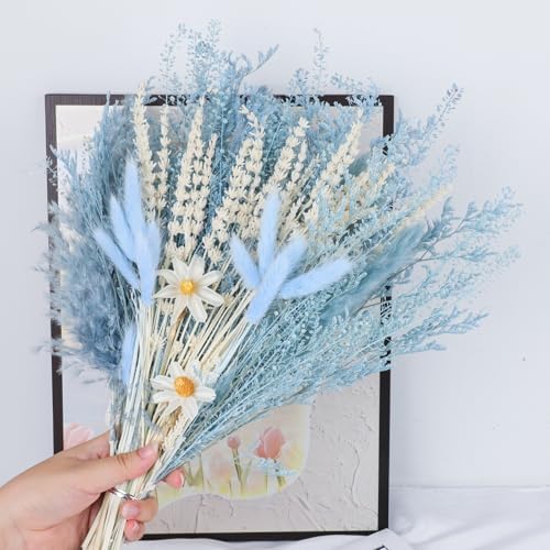 Lovmeety Natural Dried Pampas Grass Bouquet