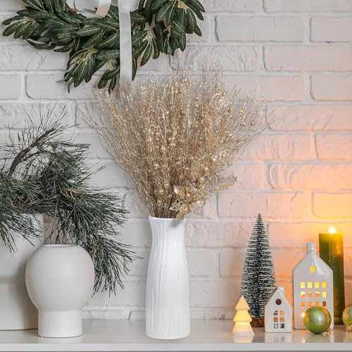 36 Pcs Glitter Christmas Tree Picks 17 Inch Decor