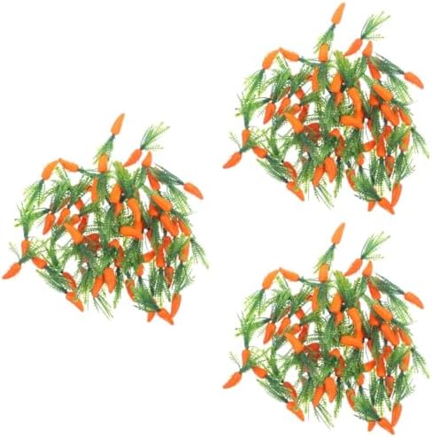 GLEAVI 180pcs Artificial Carrots for Decorations