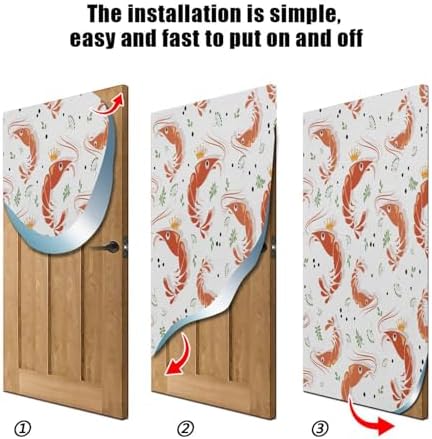 Susiyo King Prawns Halloween Door Cover Decoration
