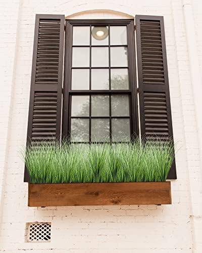 Vlorart 33 Inch Artificial Plants 6 Pack Wheat Grass Greenery