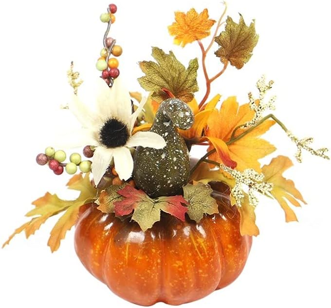 PRETYZOOM 1pcs Paintable Pumpkin Indoor Autumn Decor