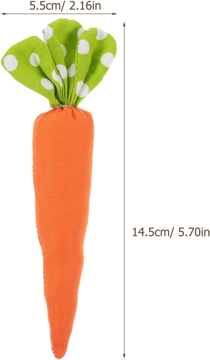 Cabilock 4PCS Easter Carrot Decor for Spring Farmhouse Baskets