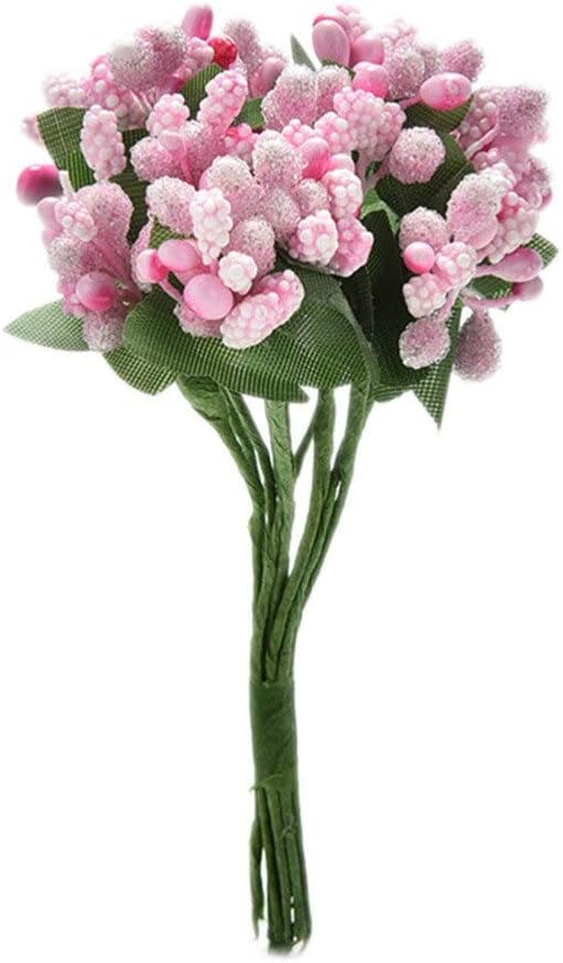 MountRuby Artificial Flower Set 12pcs for Wedding and Decor