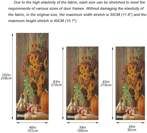 Susiyo Yellow Bouquet Door Cover 35x79 Inch