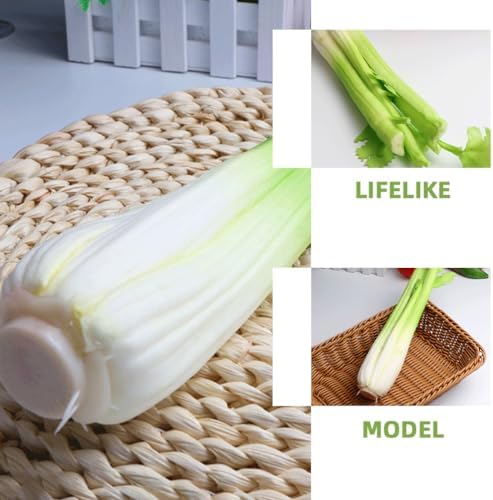 LOGOFUN 2pcs Artificial Vegetable Photo Prop for Home Kitchen Display