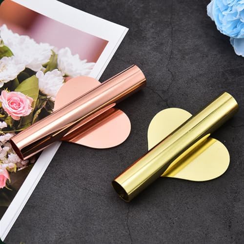 Heart Shaped Wall Mounted Flower Tube in Gold
