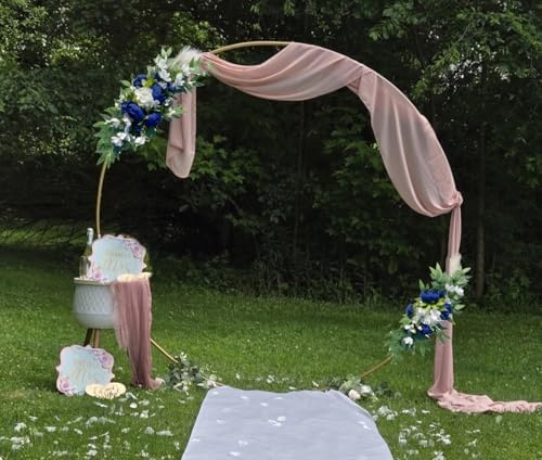 HS BRIDAL Artificial Wedding Arch Flowers Set of 2