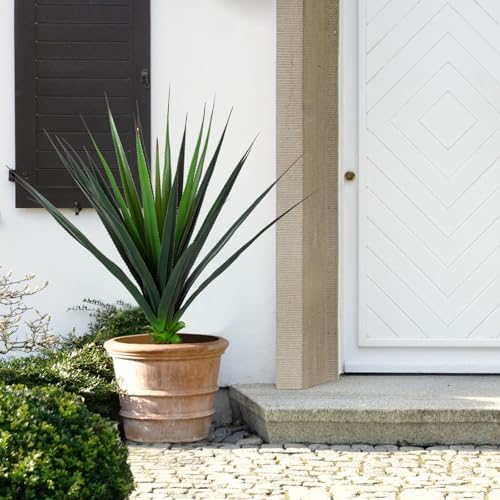 JUSTOYOU 3FT Realistic Agave Plant Artificial