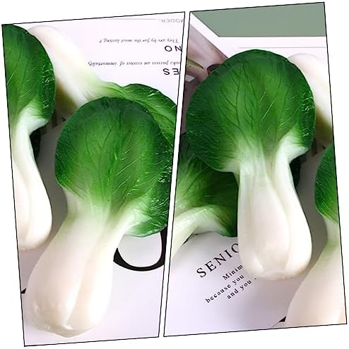 Happyyami 2pcs Artificial Chinese Cabbage Models Lifelike Display