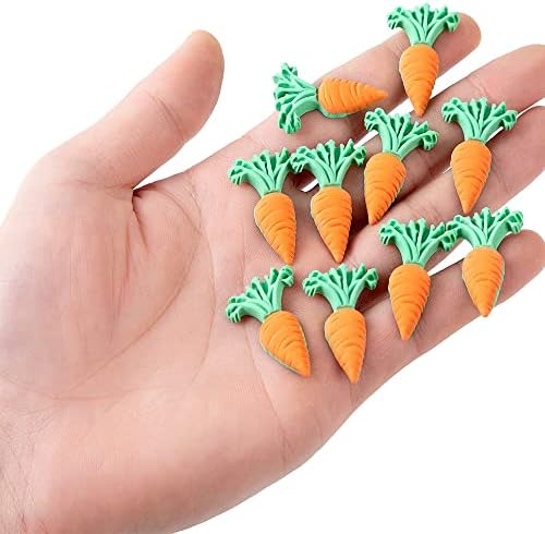 Mini Artificial Carrot Decorations 50 Pack for Easter Party