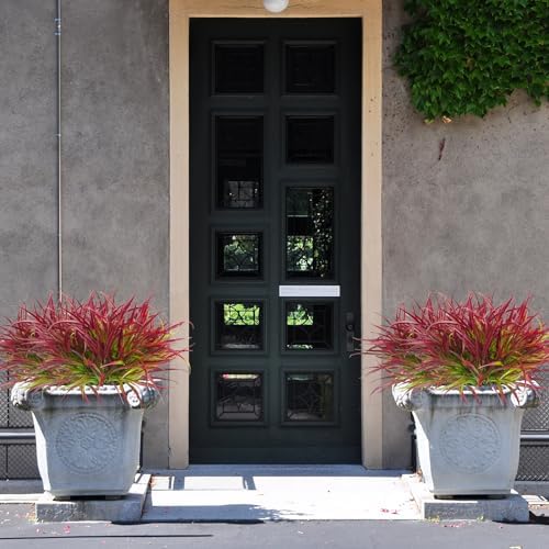 Uieke 6 Bundle Artificial Deep Red Plants