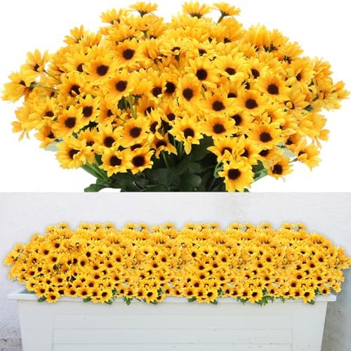 Hotop 24 Artificial Sunflower Flowers Set