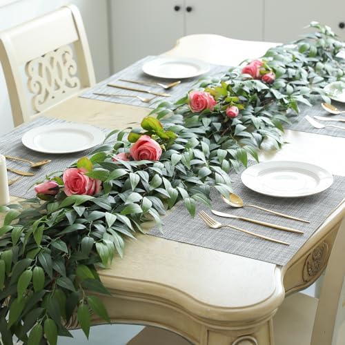 3 Strands Italian Ruscus Artificial Vines Garland 39 Inches