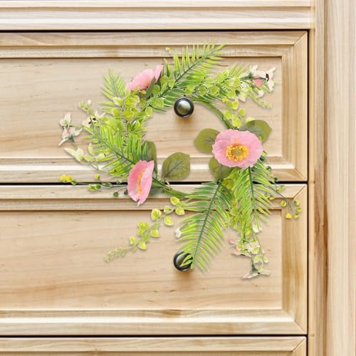MAGICLULU Artificial Flower Wreath for Candles