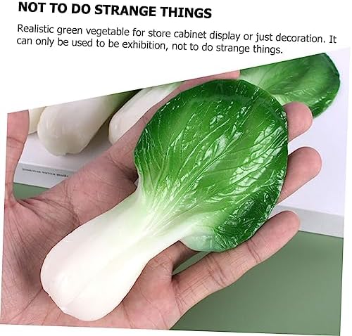 Happyyami 2pcs Artificial Chinese Cabbage Models Lifelike Display