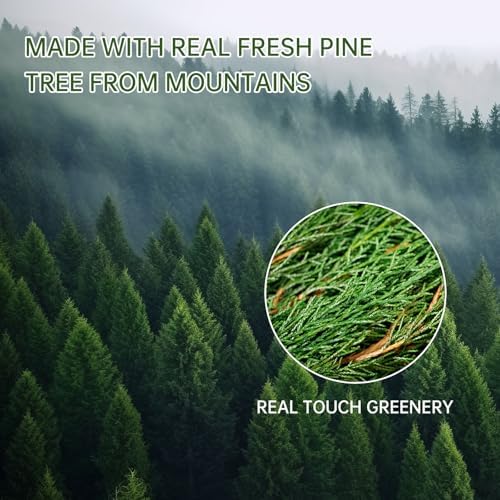 Preserved Real Pine Leaves Branches 17 for Christmas Decor