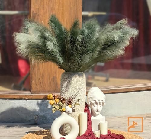 ZIFTY 7-Pcs Faux Pampas Grass Artificial Flower Decor Set
