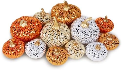 FORUP 12 Pcs Thanksgiving Pumpkin Set