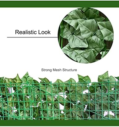 Artificial Ivy Privacy Fence Screen 1x1m Decorative Greenery Wall