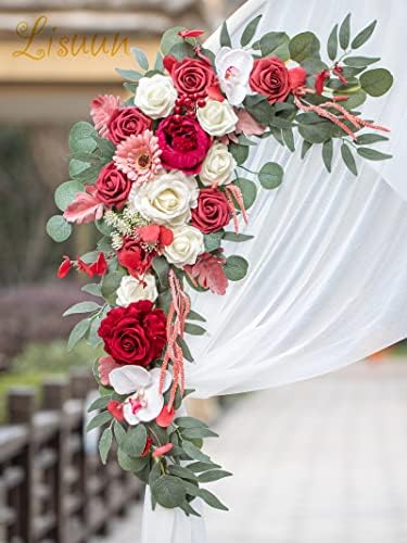 Wedding Arch Flowers Artificial Decor 3pcs Set