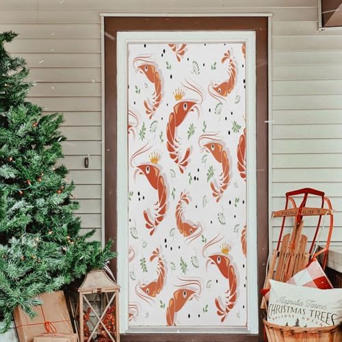 Susiyo King Prawns Halloween Door Cover Decoration
