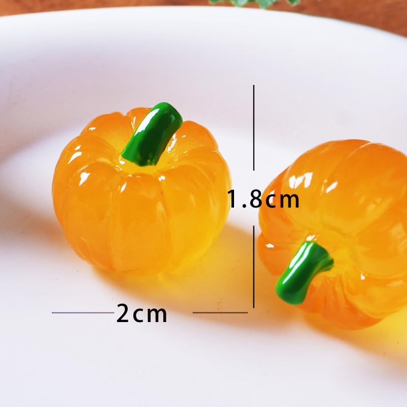40 Pieces Miniature Fake Pumpkins for Fall Decor