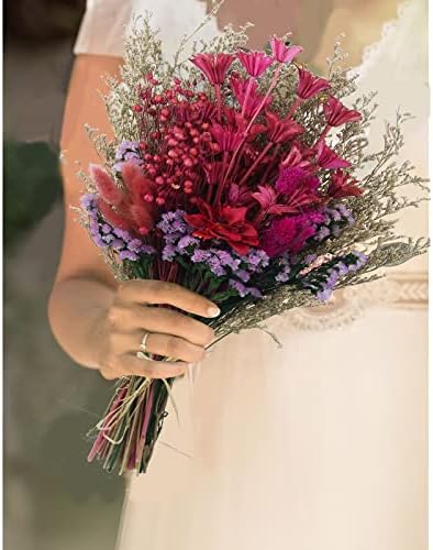 CISDUEO Dried Flower Bouquet for Wedding and Home Decor