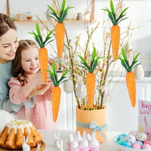 Wehhbtye 5 Inch Realistic Carrot Decorations - 30PCS