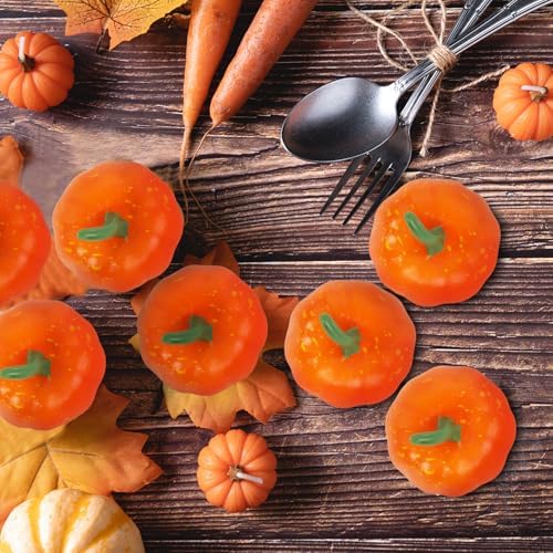 Nsmykhg Artificial Pumpkins 24 Pack Fall Decor