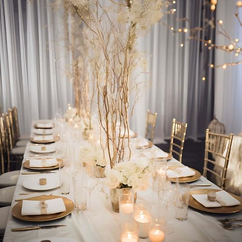Efavormart 6 Pack Metallic Gold Birch Branches 46 Inch Vase Fillers
