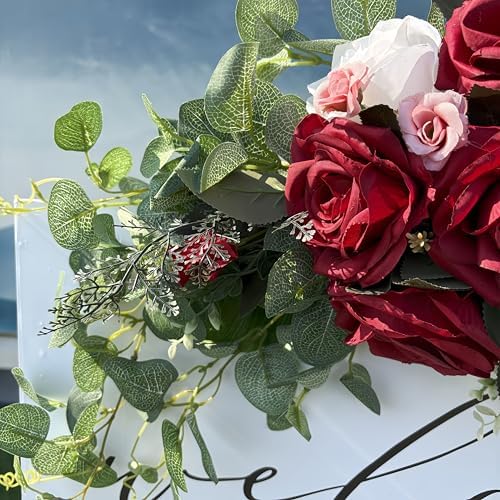Wedding Arch Flowers Artificial Silk Floral Swag for Lintel 30 Inch