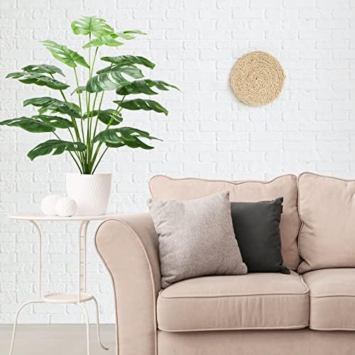 Guheake 28 Inch Fake Plants Artificial Monstera with Planter