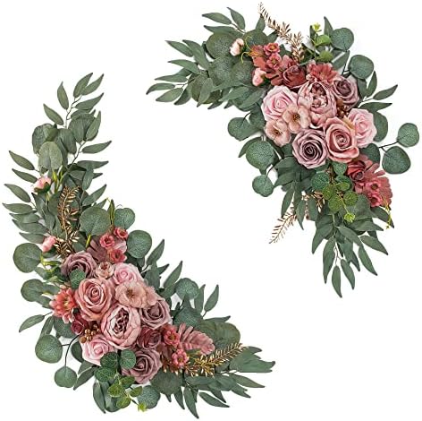 Lisuun Wedding Arch Flowers Pack of 2