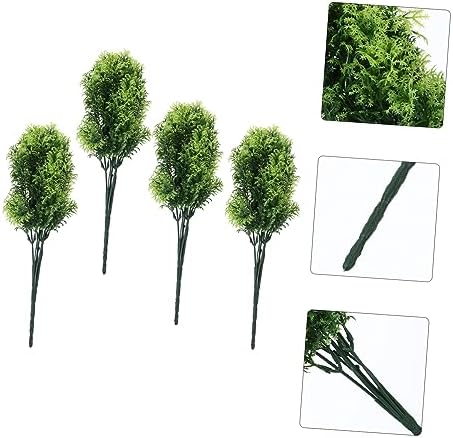 4pcs Decorative Artificial Plants for Home Office and Parties