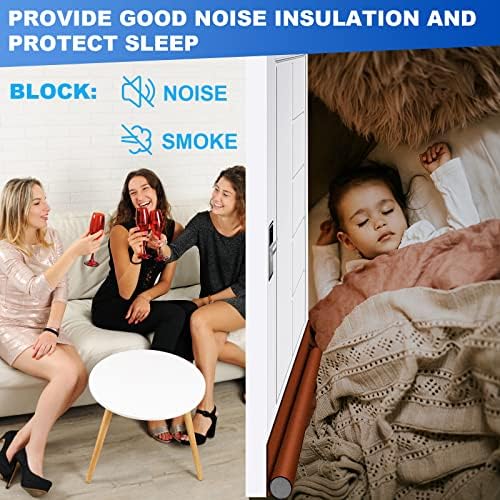 GWSNIO Under Door Draft Stopper 37 Inch Adjustable