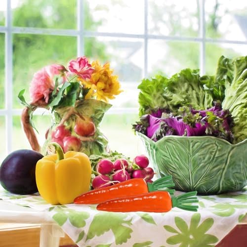 LUOZZY 2 Pcs Artificial Carrot Photo Props