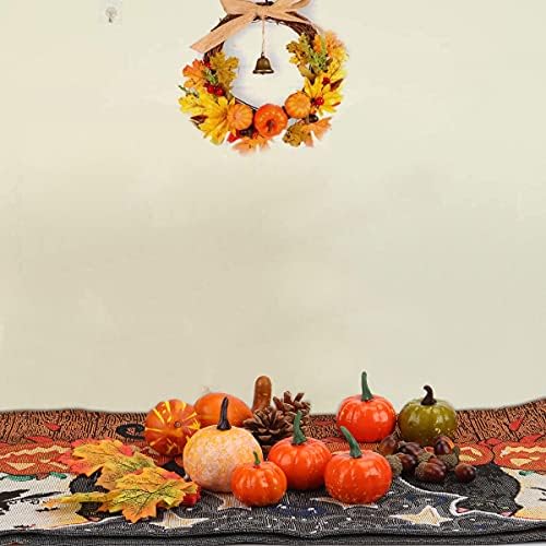 50 Piece Halloween Artificial Pumpkin Decor Set