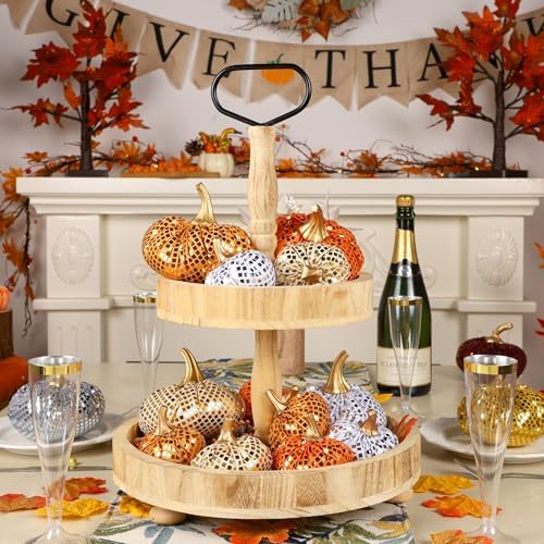 FORUP 12 Pcs Thanksgiving Pumpkin Set