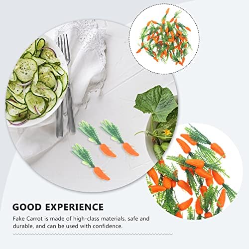 MAGICLULU Artificial Carrot Ornaments 180pcs