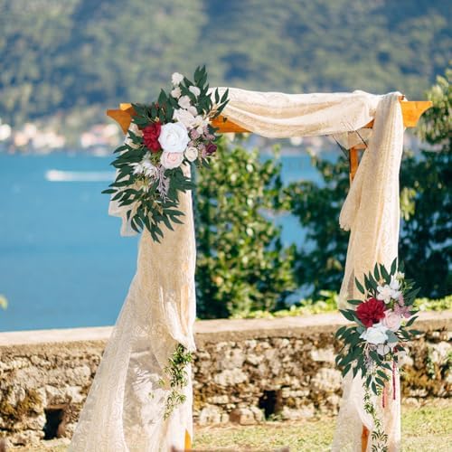 Zythrem Artificial Flower Swags Wedding Decor Arch
