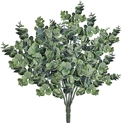 Supla 3 Pcs Realistic Grey Green Eucalyptus Bushes