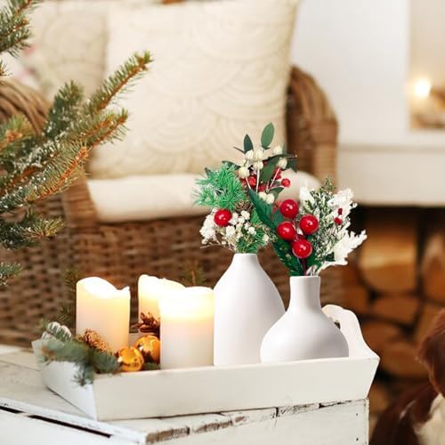 DULRLLY 10pcs Mini Dried Flower Bouquet Bulk