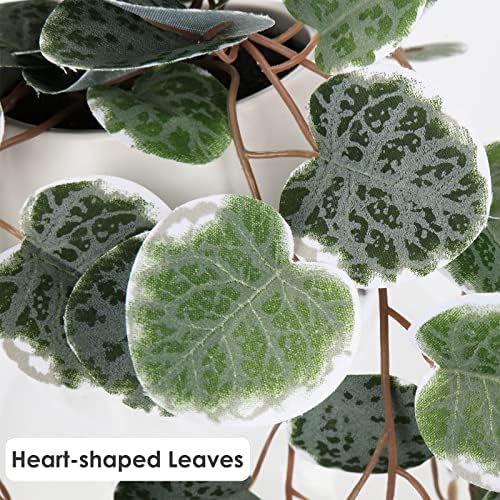 Briful Faux String of Hearts Plant 17 Inch Hanging Decor