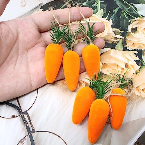 Honbay 20PCS Foam Artificial Carrots Hanging Decorations