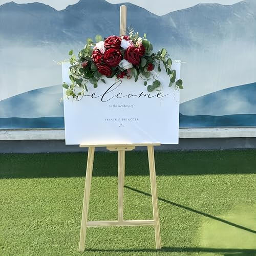 Wedding Arch Flowers Artificial Silk Floral Swag for Lintel 30 Inch