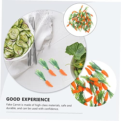 Ciieeo 60pcs Lifelike Carrot Garland for Kitchen Decor